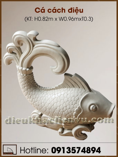 Tượng Cá cách điệu